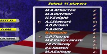 Brian Lara Cricket Playstation Screenshot