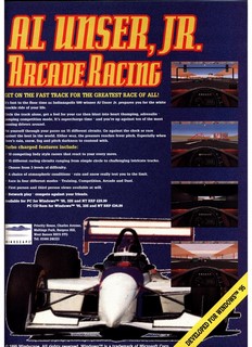 Al Unser Jr. Arcade Racing Poster