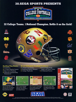 College Football's National Championship Poster