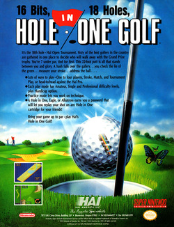 Hal's Hole in One Golf Poster