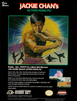 Jackie Chan's Action Kung Fu Poster