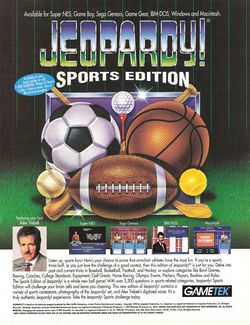 Jeopardy Sports Edition Poster