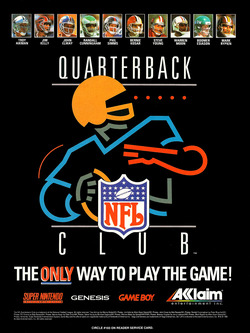 NFL Quarterback Club Poster