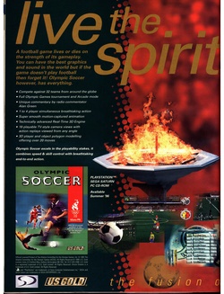 Olympic Soccer Poster