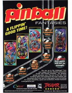 Pinball Fantasies Poster