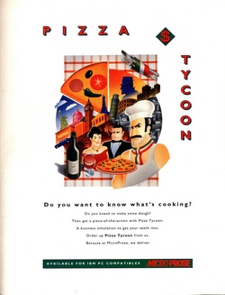 Pizza Tycoon Poster