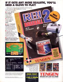 RBI Baseball 2 Poster