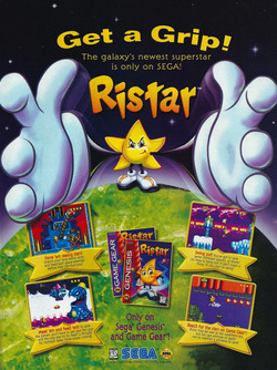 Ristar The Shooting Star Poster