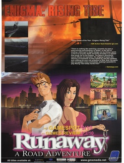 Runaway: A Road Adventure Poster