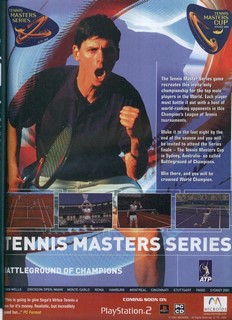 Tennis Masters Series Poster