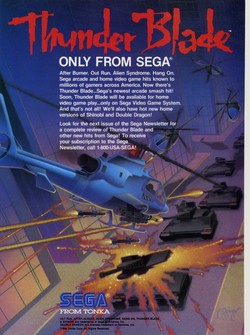 Thunder Blade Poster