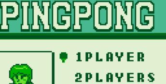 Battle Pingpong Gameboy Screenshot