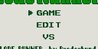 Hyper Lode Runner: The Labyrinth of Doom Gameboy Screenshot