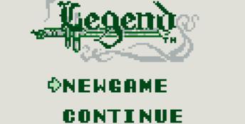 Legend Gameboy Screenshot