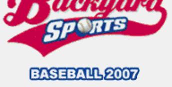 Backyard Sports: Baseball 2007 GBA Screenshot