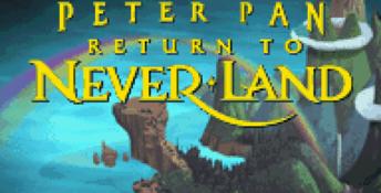 Disney's Peter Pan: Return to Neverland GBA Screenshot