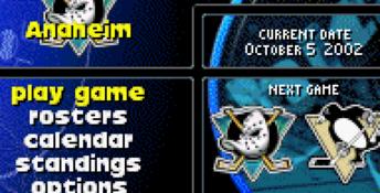 NHL Hitz 2003 GBA Screenshot