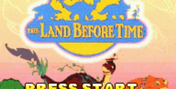 The Land Before Time GBA Screenshot