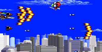 Aero Blasters Genesis Screenshot