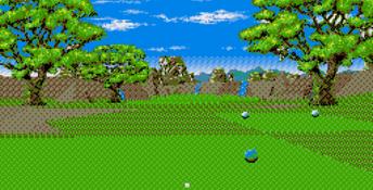 Devil's Course 3D Golf Genesis Screenshot