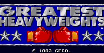 Greatest Heavyweights of the Ring Genesis Screenshot