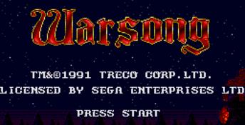 Warsong Genesis Screenshot