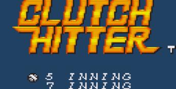 Clutch Hitter GameGear Screenshot