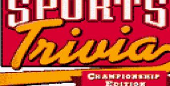 Sports Trivia Championship Edition GameGear Screenshot