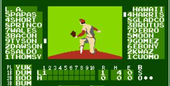 Bases Loaded NES Screenshot