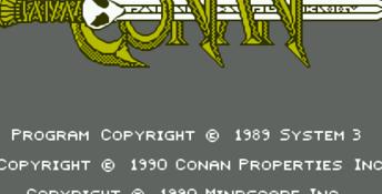 Conan: The Mysteries of Time NES Screenshot