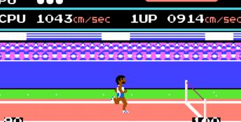 Track & Field NES Screenshot