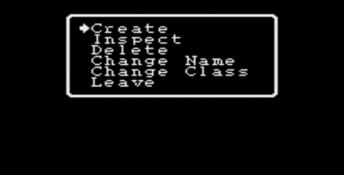 Wizardry II: The Knight of Diamonds NES Screenshot