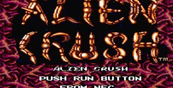Alien Crush PC Engine Screenshot