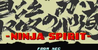 Ninja Spirit PC Engine Screenshot