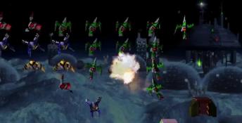 Space Invaders Playstation Screenshot