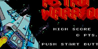 Astro Warrior Sega Master System Screenshot