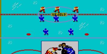 Championship Hockey Sega Master System Screenshot