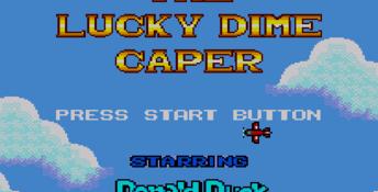 The Lucky Dime Caper Starring Donald Duck Sega Master System Screenshot
