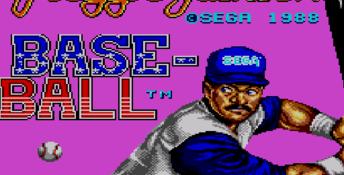 Reggie Jackson Baseball Sega Master System Screenshot