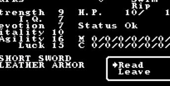 Wizardry 5: Heart of the Maelstrom SNES Screenshot