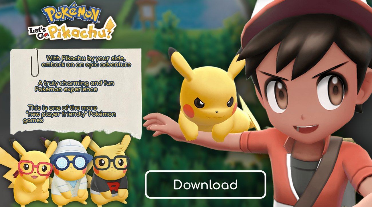 Pokemon Let's Go Pikachu Game