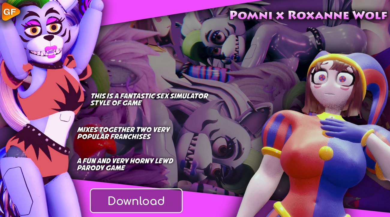 Pomni x Roxanne Wolf Game