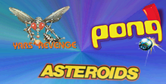 Asteroids & Pong & Yar's Revenge