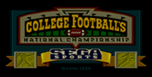 College Football's National Championship