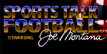 Joe Montana Sports Talk Football