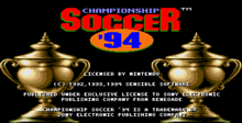 Championship Soccer '94