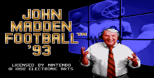 TGDB - Browse - Game - John Madden Football '93