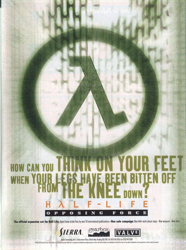 was half life opposing force made by valve