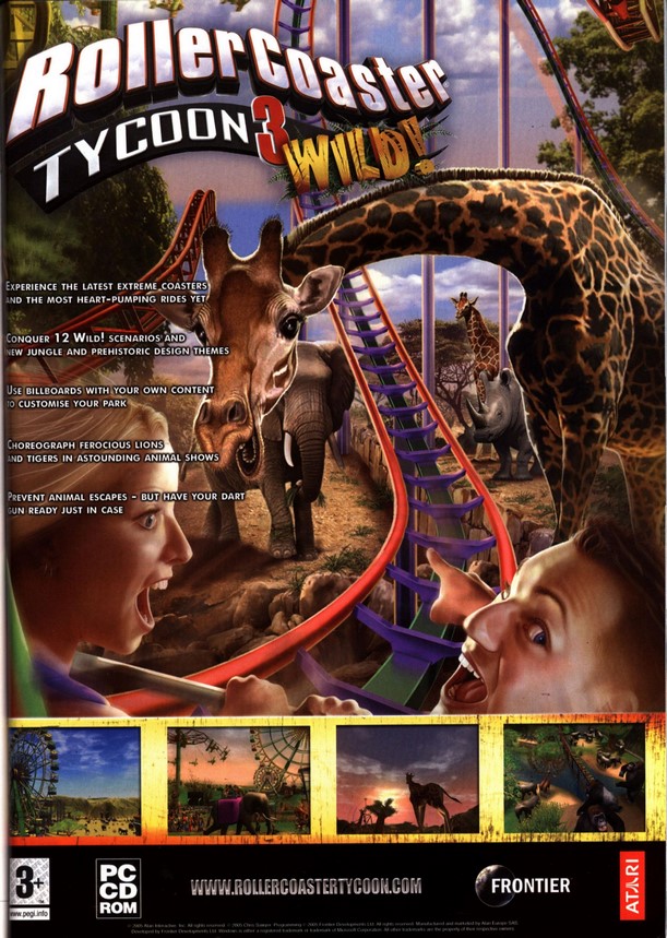 RollerCoaster Tycoon 3: Wild! - RCTgo