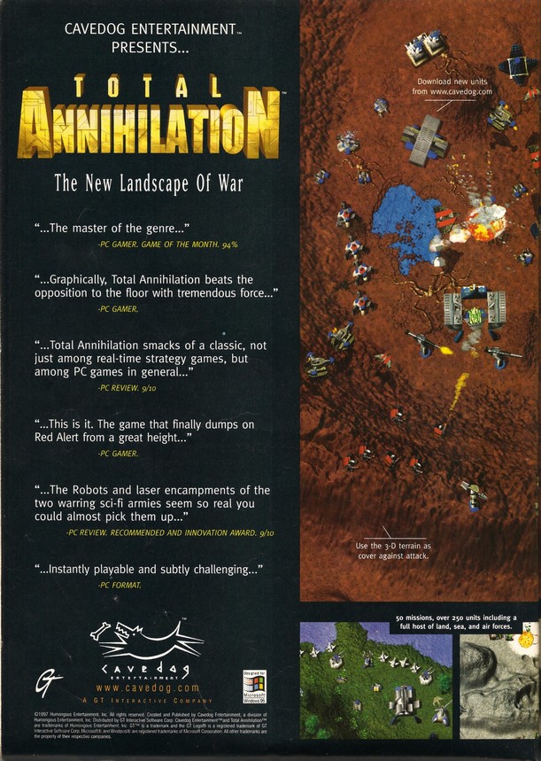 total annihilation: commander pack